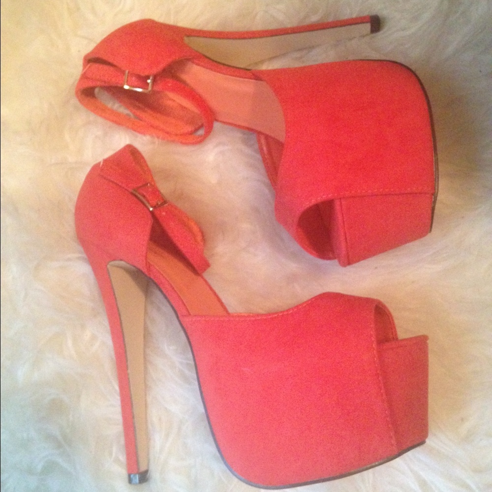 Orange heels